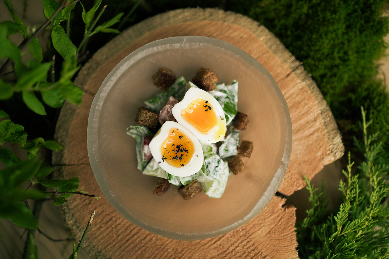 New menu with wild garlic - News of the Sanctuary Hotel Just WOOD